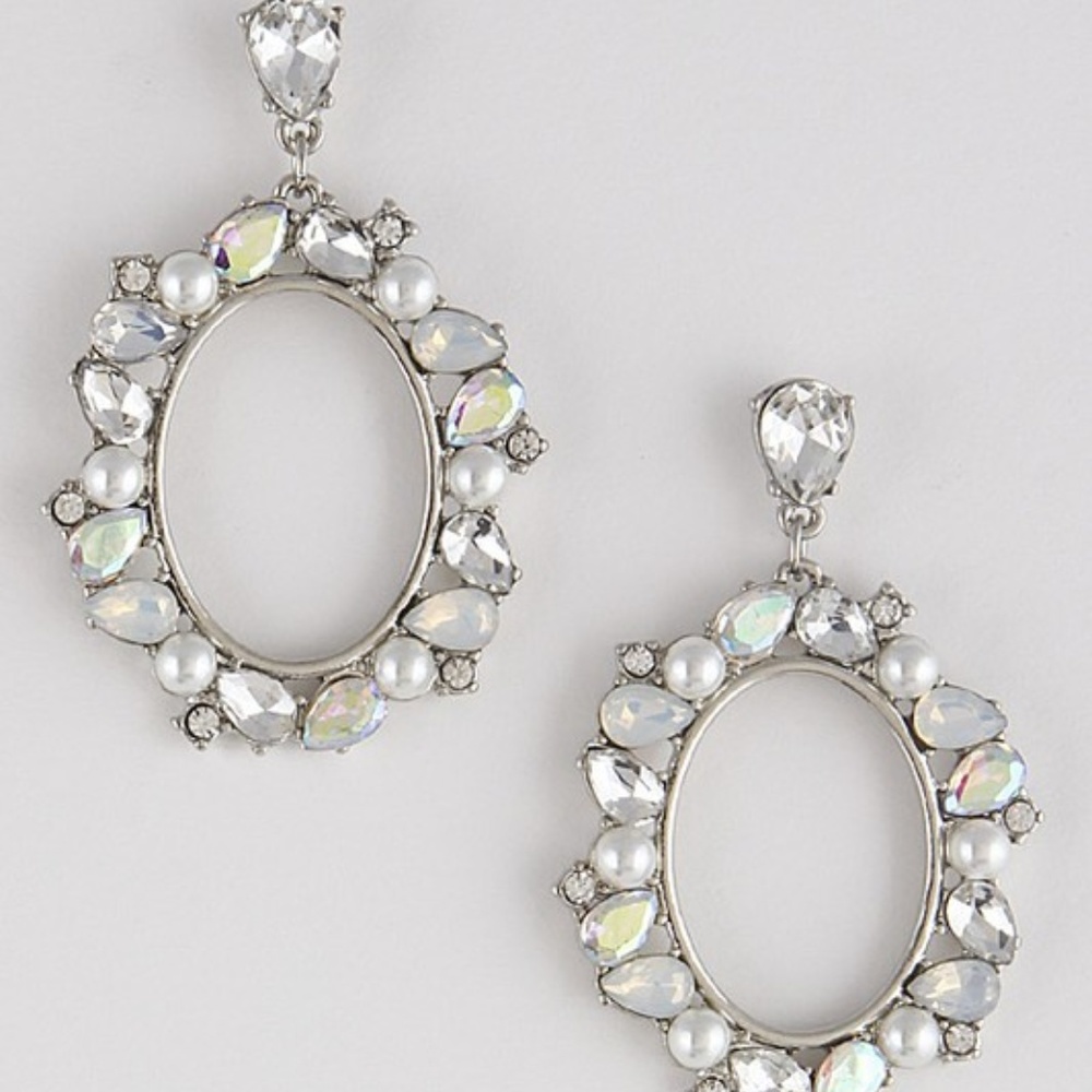 Silver Teardrop Earrings